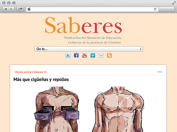 Revista Saberes: website